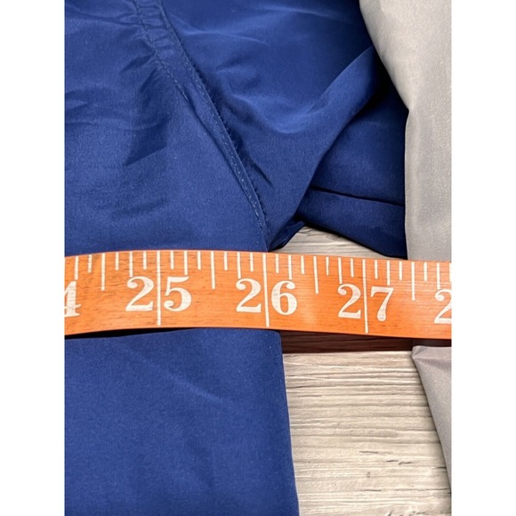 Vintage Reebok Windbreaker Sz M Full Zip Warm Up Blue‎ Gray Detroit Lions Colors - Picture 7 of 8